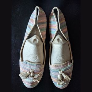 Nine West Multicolor Woven Flats 8M
